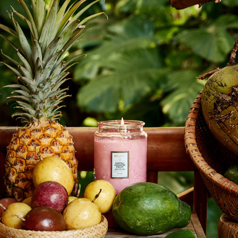 Vela Vidrio Grande Napali Passion Fruit
