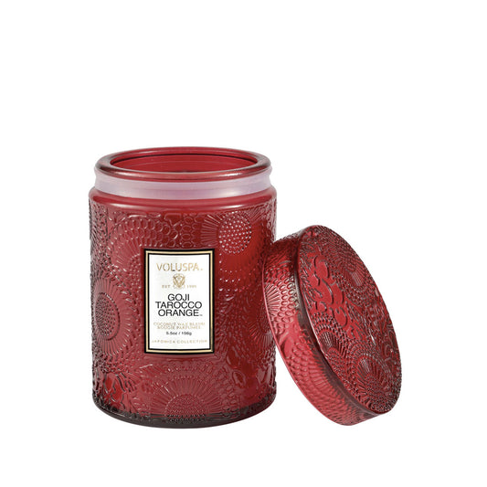 Vela Vidrio Goji Tarocco Orange