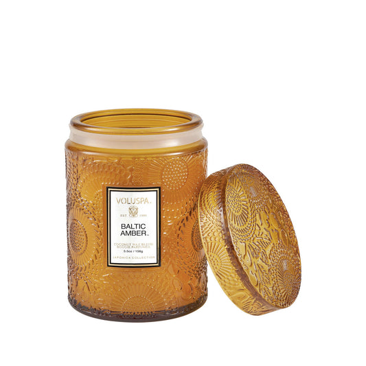 Vela Vidrio Pequeña Baltic Amber