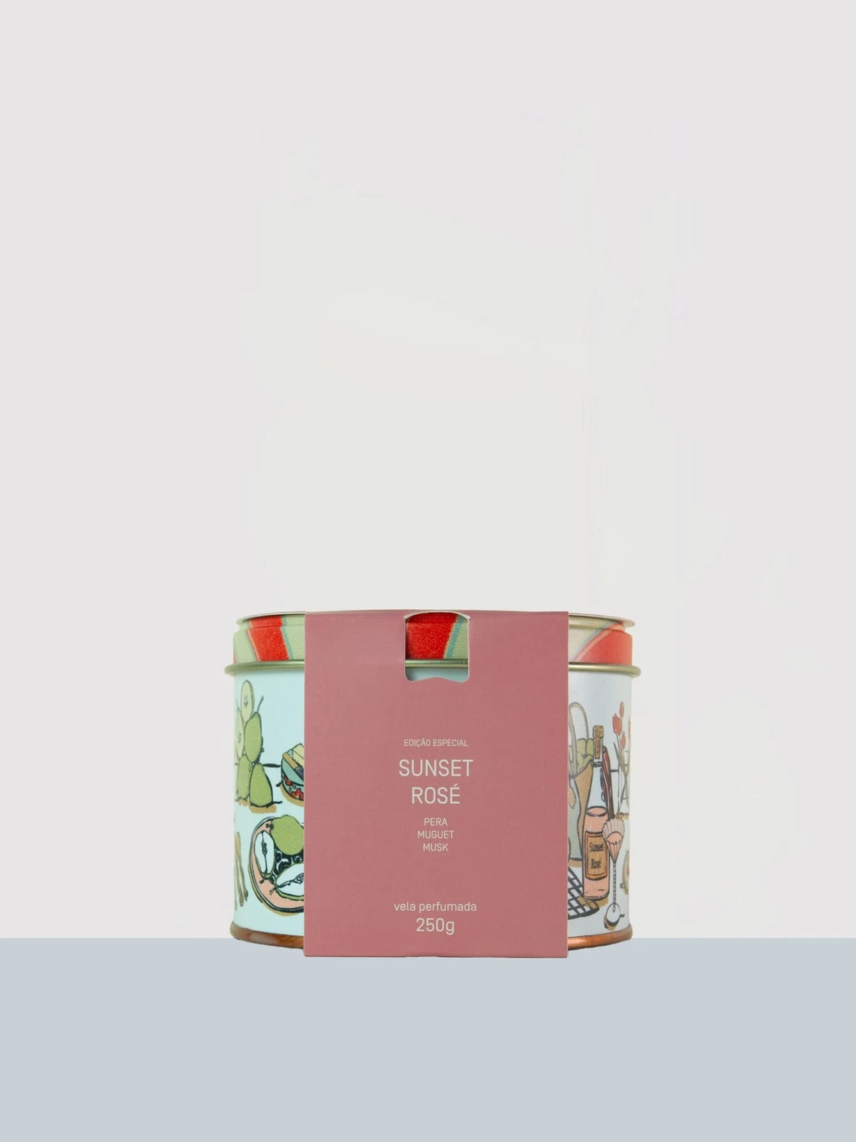 Vela perfumada Sunset Rosé en lata 250g