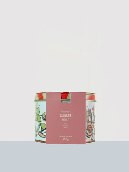 Vela perfumada Sunset Rosé en lata 250g