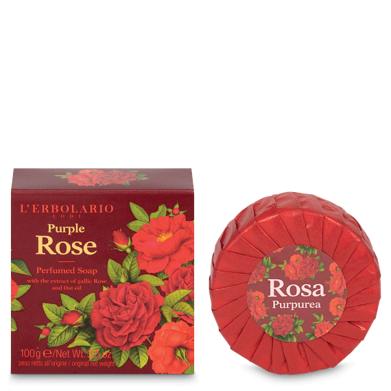 Jabón Barra Purple Rose