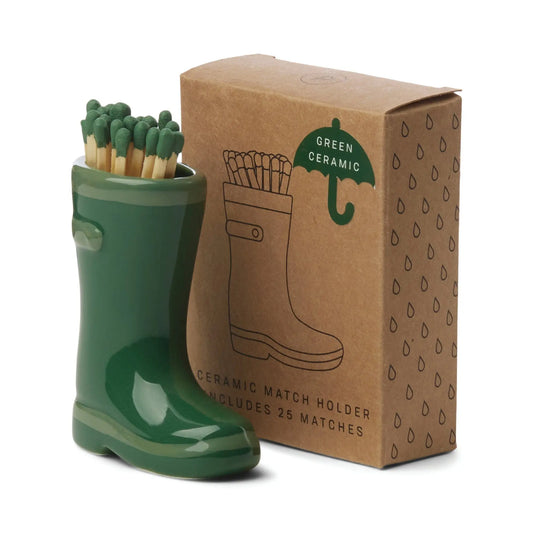 Bota Wellington Porta Fósforos Verde