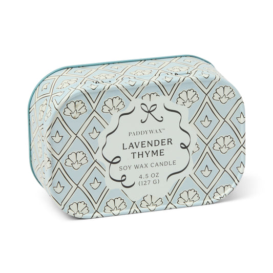 Vela Chérie en Lata Lavender & Thyme