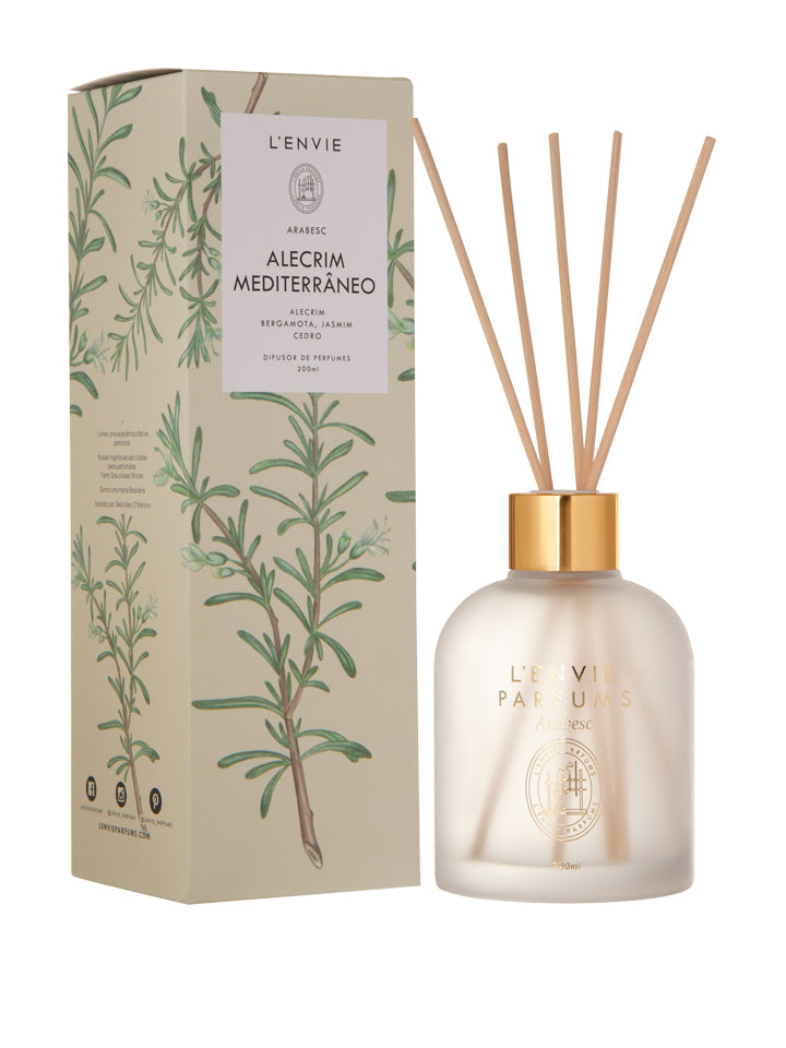 Difusor Ambiente Alecrim Mediterraneo
