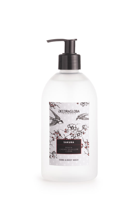 Jabón Líquido Manos y Cuerpo Sakura 500ml