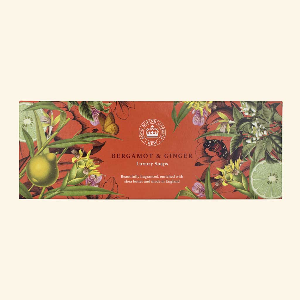 Set 3 jabones Bergamot & Ginger