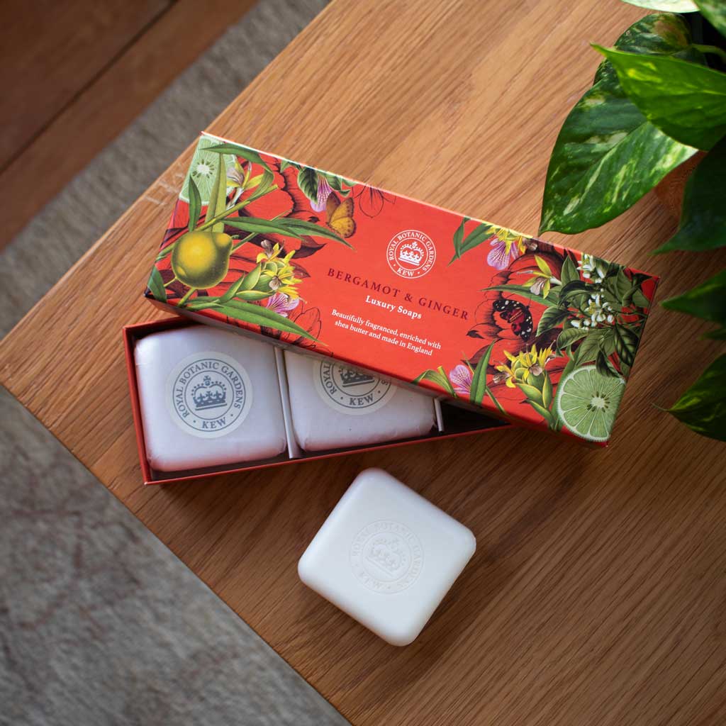Set 3 jabones Bergamot & Ginger