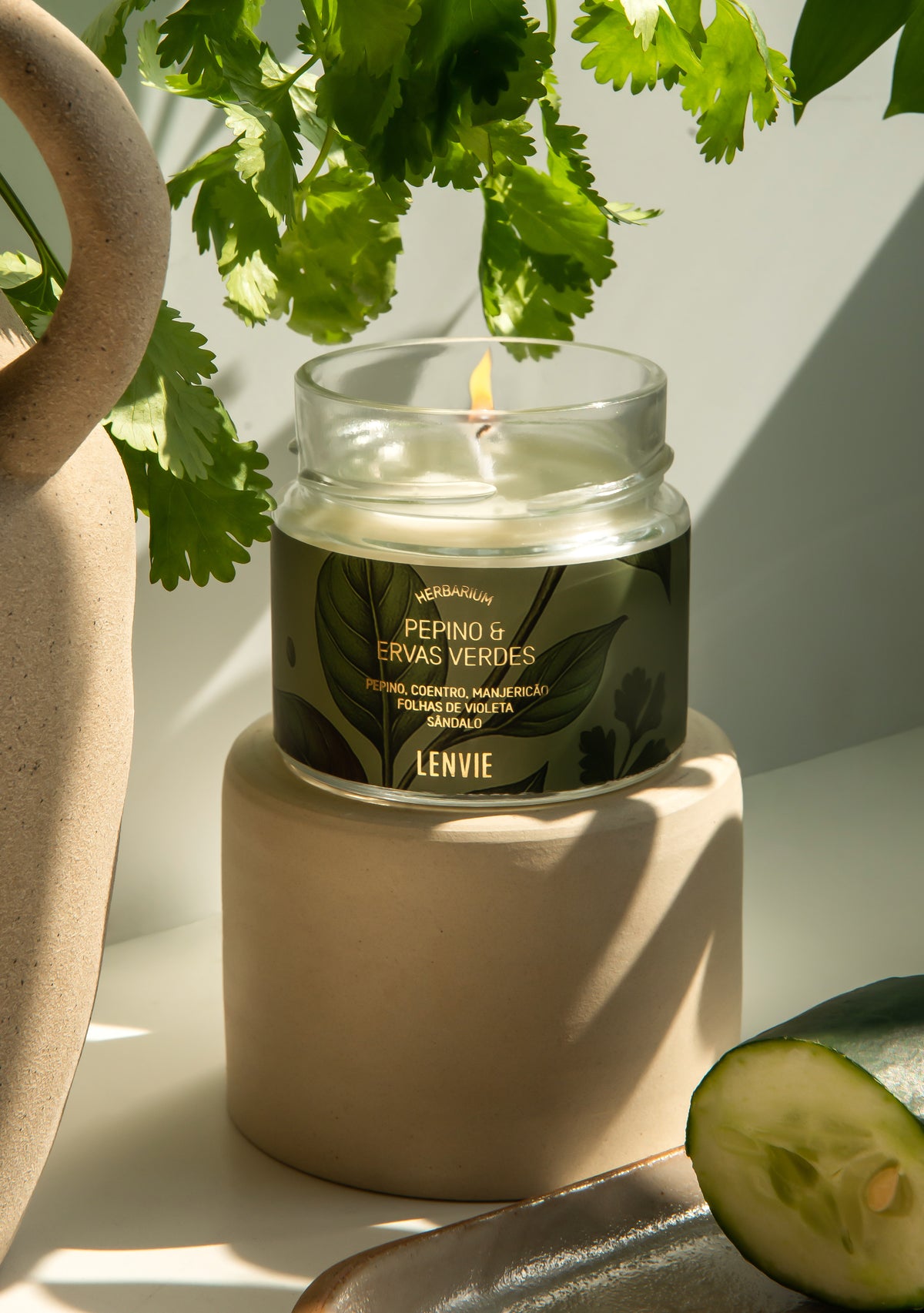 Vela Pepino & Hierbas Verdes