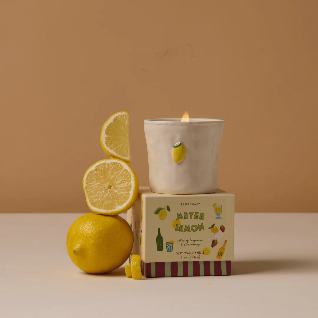 Vela Bistro Cerámica Meyer Lemon