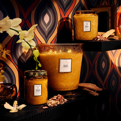 Vela Vidrio Grande Baltic Amber
