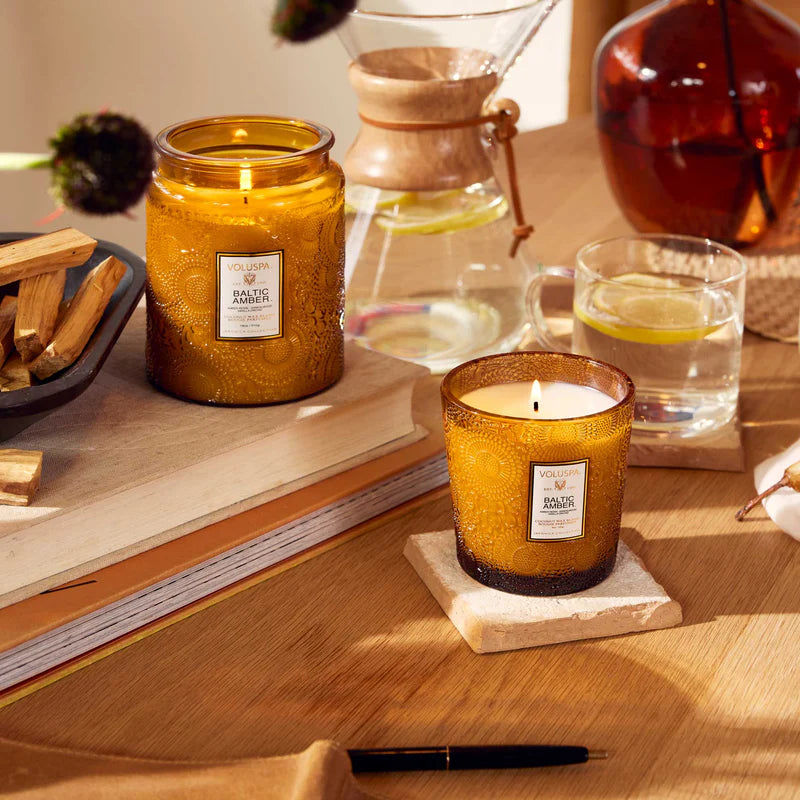 Vela Vidrio Grande Baltic Amber