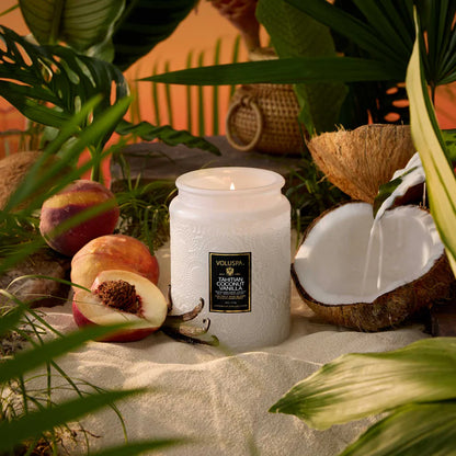 Vela Vidrio Grande Tahitian Coconut