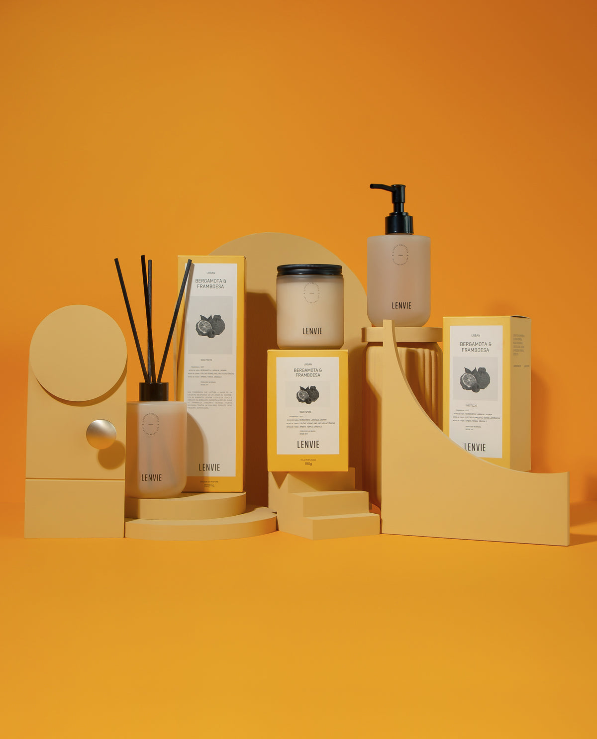Vela perfumada Bergamota & Frambuesa
