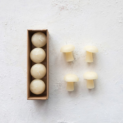 Set de Velas en forma de hongo