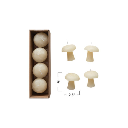Set de Velas en forma de hongo