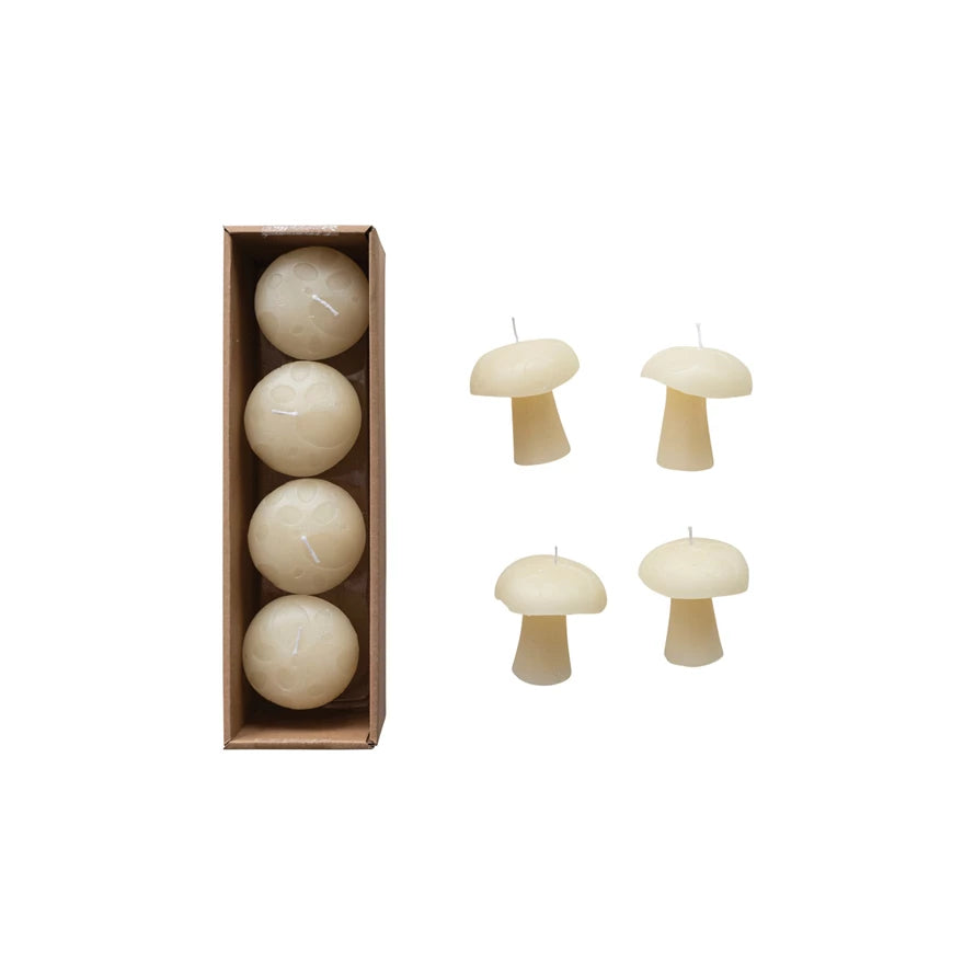 Set de Velas en forma de hongo