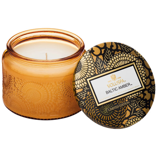 Vela vidrio chica Baltic Amber